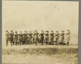 Military music band New York state antique photo