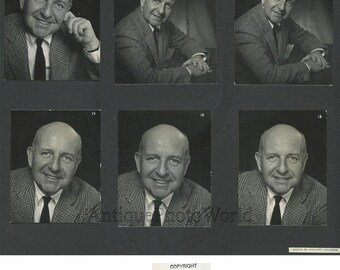 Writer novelist Jerome Weidman vintage photo sequence by Philippe Halsman