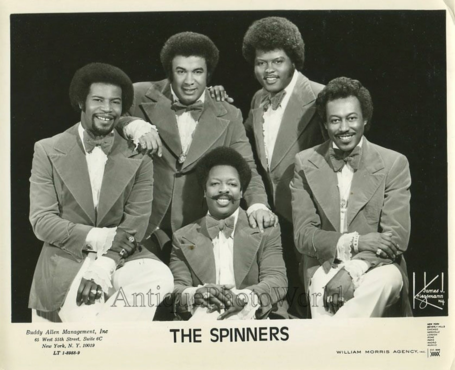 Soul R&B Music Group the Spinners Fun Vintage Music Photo Etsy