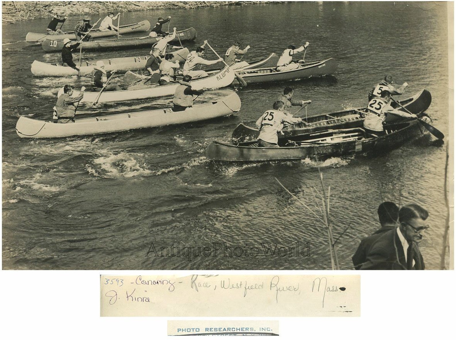 Wesfield rivier Massachusetts kano race vintage kunst foto Etsy