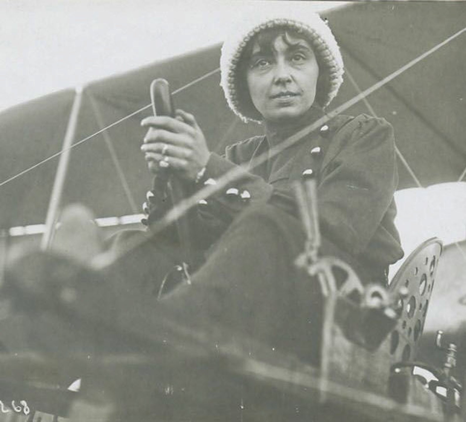 Helene Dutrieu Stunt Woman Pioneer Aviator Pilot Antique Photo Etsy