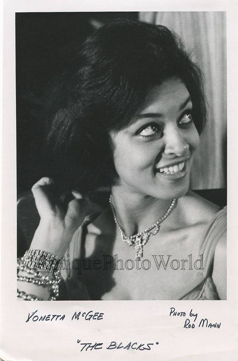 Vonetta McGhee movie actress vintage photo