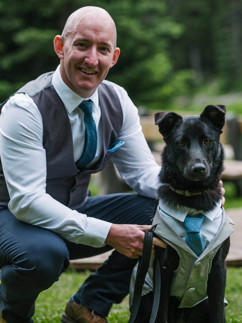 Custom Wedding Dog Tuxedo Suit Pick your color custom Etsy