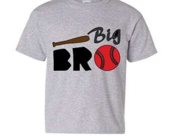 Big Bro Baseball Shirt, Big Bro Shirt, Big Bro, Baseball Shirt, Big Brother Baseball, Baseball Tee, Big Brother Tshirt, Big Brother Gift