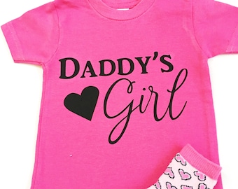 Daddy's Girl Tee Shirts, Shirts for Daddy's Girl, Dad's Girl Tee Shirts, Tshirts For Daddy's Girl, Daddy And Me Shirts, I'm A Daddy's Girl