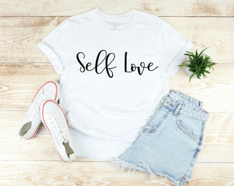 Self Love Shirt, Self Love Tee Shirt, Women Inspirational, Self Care Gift, Self Care Shirt, Be Kind Shirt, Women Motivational, Kindness Tee