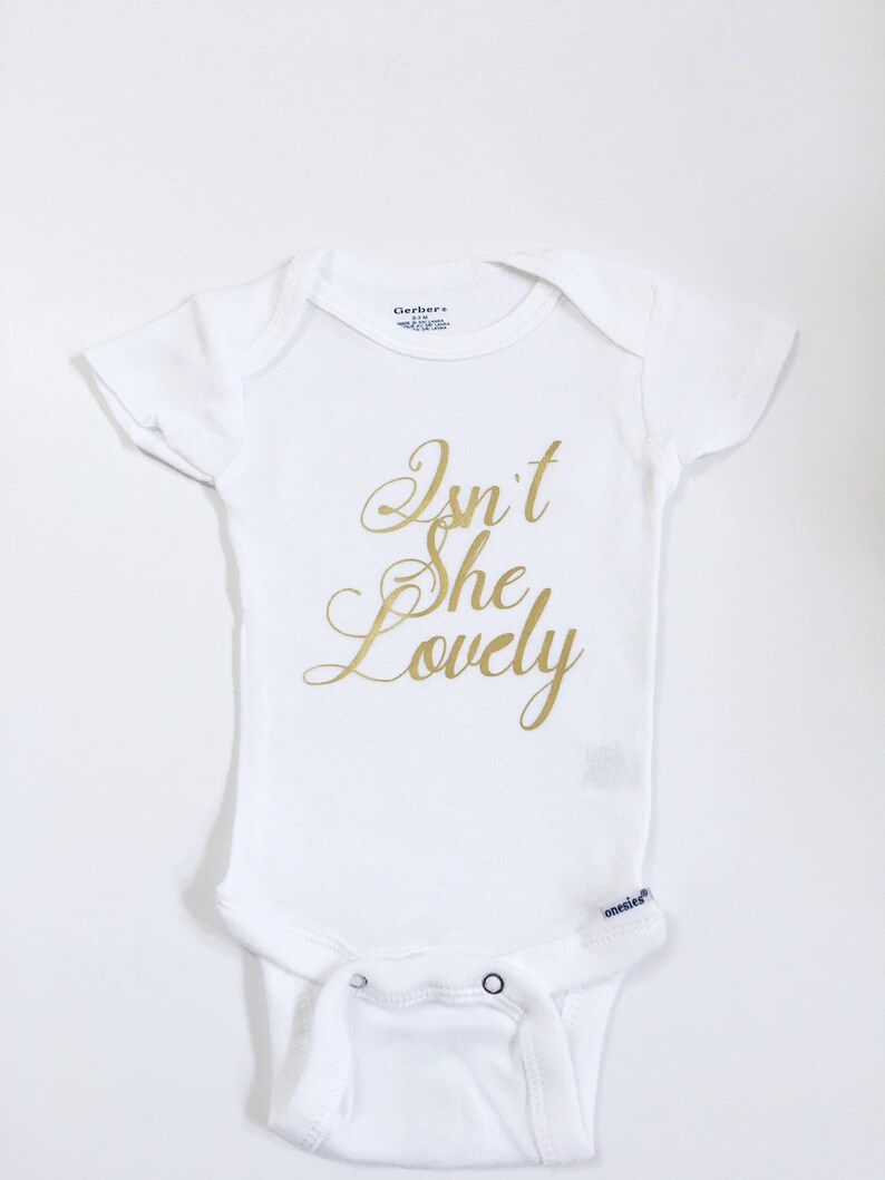 Isn/'t She Lovely Bodysuit Take Newborn Home Set Newborn Hospital Outfit Isn/'t She Lovely Newborn Outfit Newborn Going Home Outfit