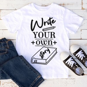 Write Your Own Story Tee Shirt, Be Kind Tshirt, Be Kind Tee, Positive Quote, Be Kind Tee, Inspirational Shirt, Quote Shirt