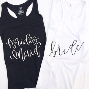 Bridal Tanks, Ladies Tank Tops, Honeymoon Tank Top, Future Mrs Tank, I Said Yes Tank, Bride Work Out Tank, Wife Tank, Engaged Tank image 2