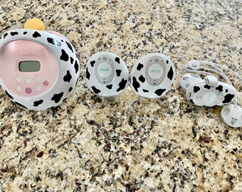 Breast Pump Cow Print Decals, Elvie Pumps, Willow Pump, Spectra Pump,  Name Decals, Cute Stickers, Cow Pump Stickers, Pump Decals