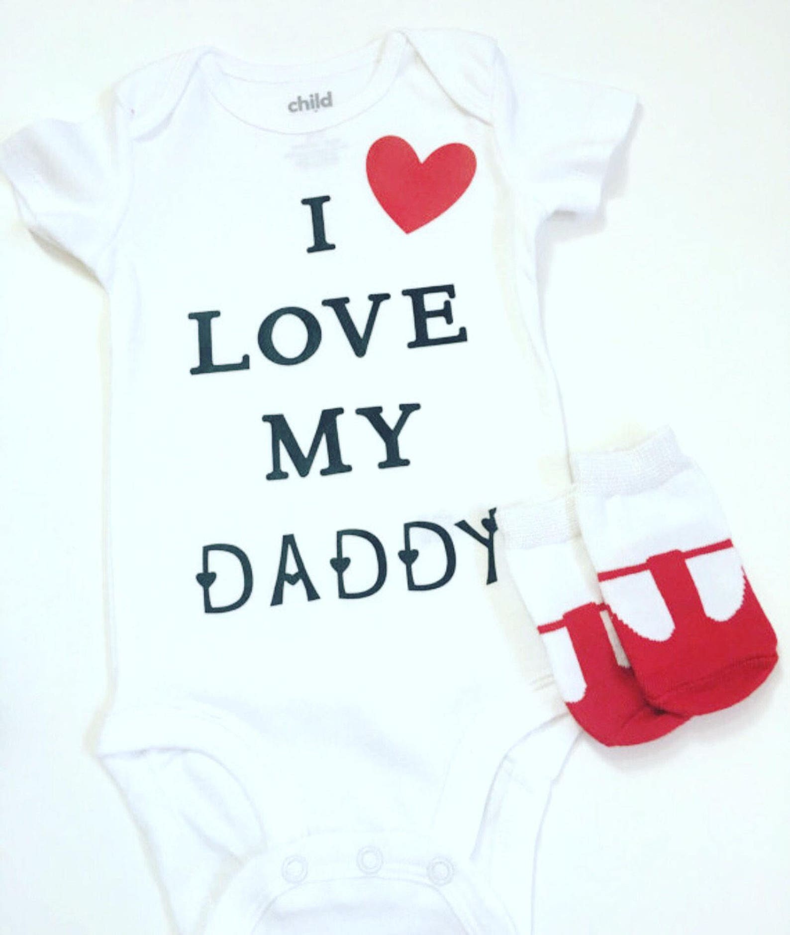 I Love My Dad Shirt, I Love Dad, Love My Dad, I Heart My Dad Tee Shirt, Love My Daddy Shirts, I