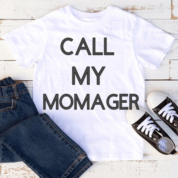 Talk To My Momager Shirt, Talk To my Agent Shirt, Kid's Hipster Shirts, Bossy Shirts, Momager Shirts For Kids, Momager Tee-Shirts