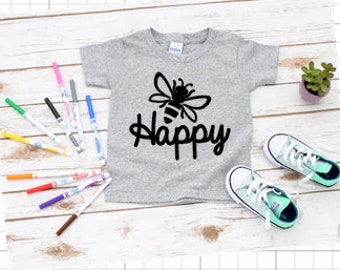 Bee Happy Shirt, Bee Shirt, Honey Bee Shirt, Happy Shirt, Motivational Shirt, Inspirational Shirt, Kindness Shirt, Bee Tshirt, Be Happy Tee