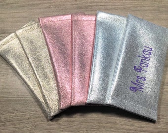 Personalized Glitter Sunglasses Case: Glam Eyeglass Holder