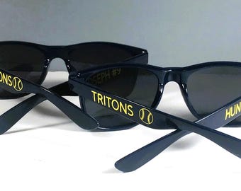 Personalized Sunglasses: Sports Team Gifts with Custom Case