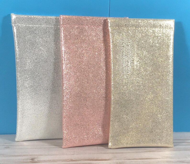 Rose Gold Mirror Lens Sunglasses: Personalized Glitter Case image 7