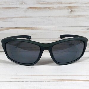 Personalized Sports Sunglasses: Engraved Name, UV Protection, Microfiber Pouch Black