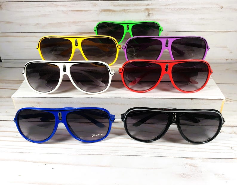 Gafas de sol personalizadas para niños: logotipo de Ferrari, nombre grabado, edad de 1 a 10 años. imagen 16