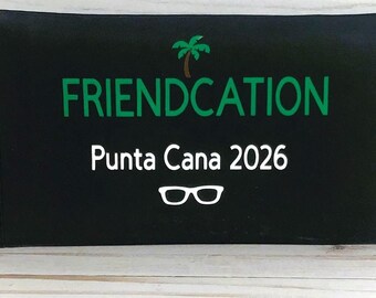 Personalized Faux Leather Glasses Case w/Name & Image.