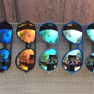 NAME ENGRAVED FREE on Kids Sunglasses. Mirror lens. For a  Birthday, Sporting activities, party favor. Age 5 to 12. Awesome sunglass!