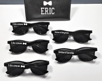 Personalized Mirror Lens Wayfarer Sunglasses: Wedding, Sports Gift