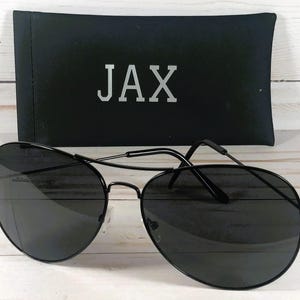 Oversized Sunglasses: Free Engraved Name, Air Force Brand, Unisex. zdjęcie 7