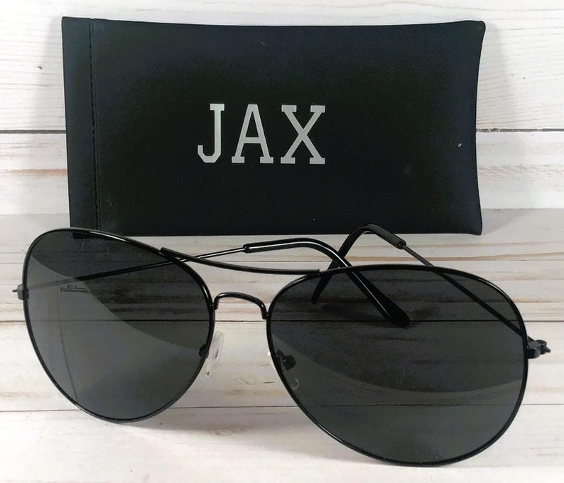 Oversized Sunglasses: Free Engraved Name, Air Force Brand, Unisex. zdjęcie 7