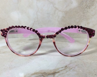 PINK CAMO PRINT frame with Rose Crystals. For a Special Someone, Birthday, Christmas. Free Faux Leather Case with a Name. +2.00
