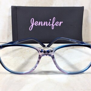 Gafas de lectura de cristal +1.75, estuche personalizado. imagen 1