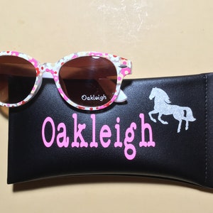 Personalized Flower Sunglasses: Free Engraving, UV Protection image 4