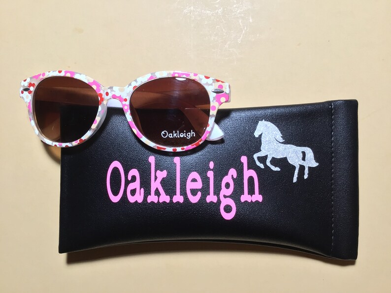 Personalized Flower Sunglasses: Free Engraving, UV Protection image 4