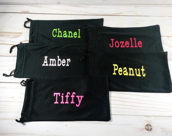 Personalized Microfiber Pouch: Sunglasses, Eyeglasses, Cell Phone