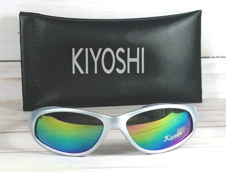 Personalized Kids Sunglasses: Engraved Name, Mirror Lens. afbeelding 7