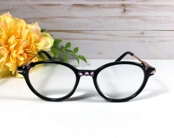 STUNNING CRYSTAL READERS.  Free Faux Leatherr Glitter Case with your Name to keep them in. +3.00