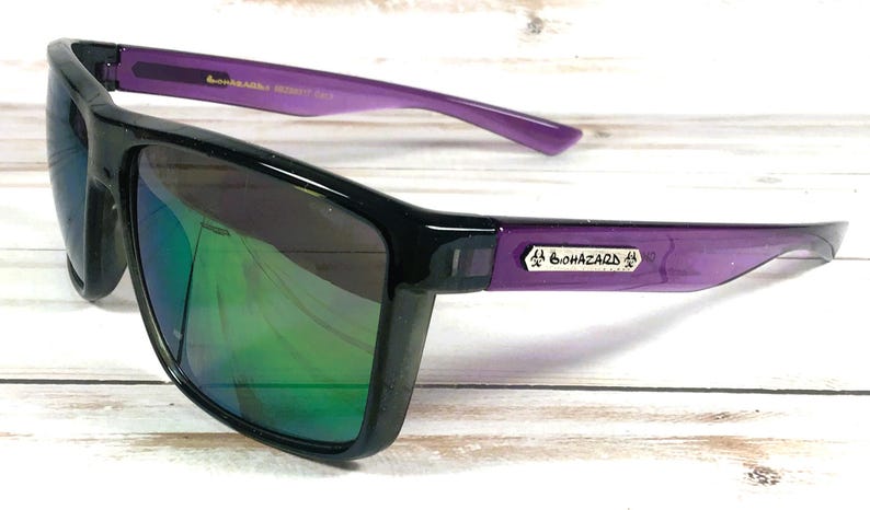 Engraved Name Sunglasses w/Biohazard Brand. For Sports, driving, gift. Unisex. afbeelding 15
