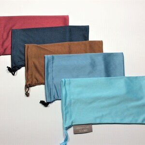 GLITTER MICROFIBER POUCHES Personalized with a Name. Super soft pouches. Washable, for cosmetics, cell phone. image 7