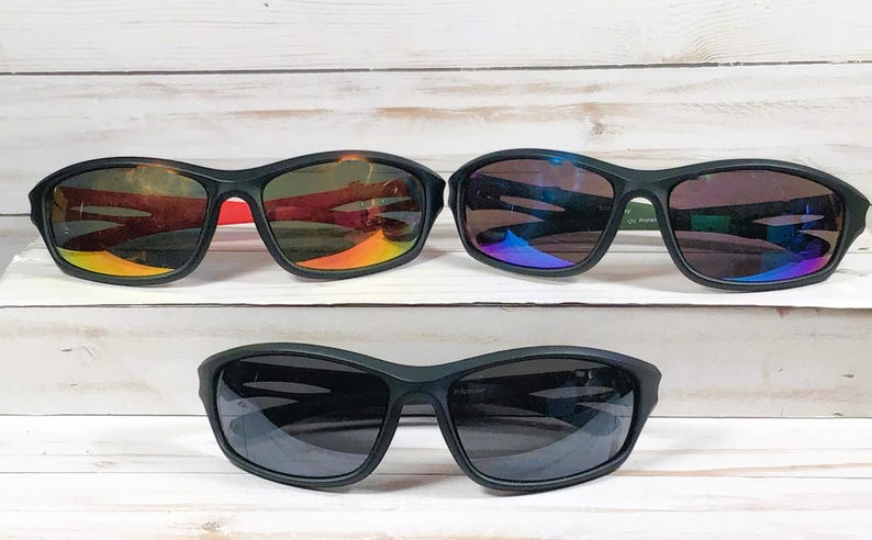 Personalized Sports Sunglasses: Engraved Name, UV Protection, Microfiber Pouch image 9