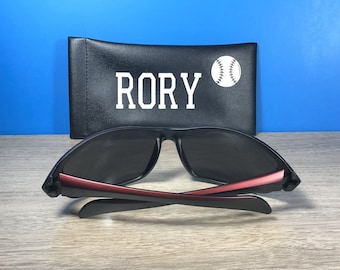 Engraved Mirror Lens Sports Sunglasses: Free Personalization