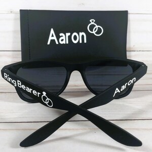KIDS Personalized Wayfarer Sunglasses - Ring Bearer Gift - Age 2-8. A favorite! afbeelding 5