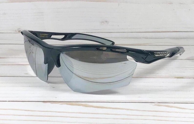 Engraved Mirrored Wrap Sunglasses: Free Personalized Pouch image 6