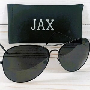 Oversized Sunglasses: Free Engraved Name, Air Force Brand, Unisex. zdjęcie 5