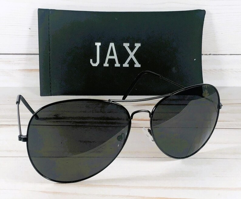 Oversized Sunglasses: Free Engraved Name, Air Force Brand, Unisex. zdjęcie 5