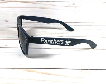 Personalized Soccer Sunglasses: Team Name & Ball Design