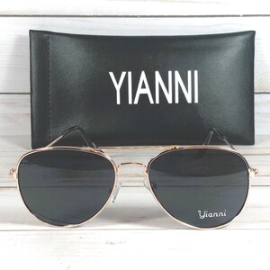 CHILDRENS AVIATOR SUNGLASSES. Personalized with Name. Size 9 mo. to 3. image 15