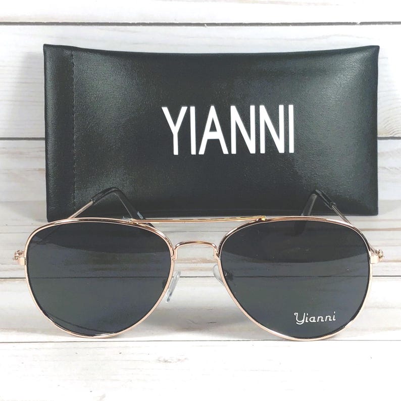 CHILDRENS AVIATOR SUNGLASSES. Personalized with Name. Size 9 mo. to 3. image 15