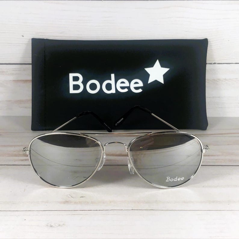 CHILDRENS AVIATOR SUNGLASSES. Personalized with Name. Size 9 mo. to 3. image 1