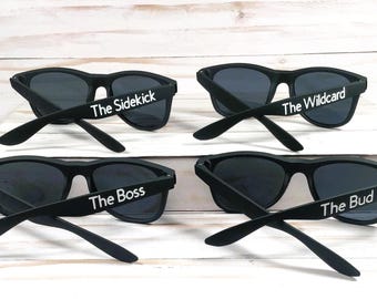 KIDS Personalized Wayfarer Sunglasses - Ring Bearer Gift - Age 2-8. A favorite!