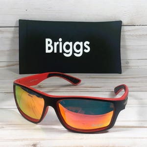 Personalized Polarized Sports Sunglasses: Free Engraved Name & Case Bild 1