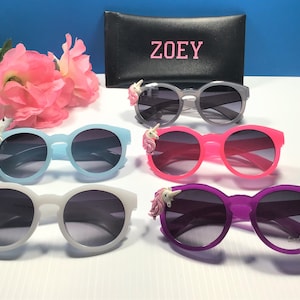 Personalized Unicorn Sunglasses: Engraved Kids Birthday Party Gift afbeelding 1