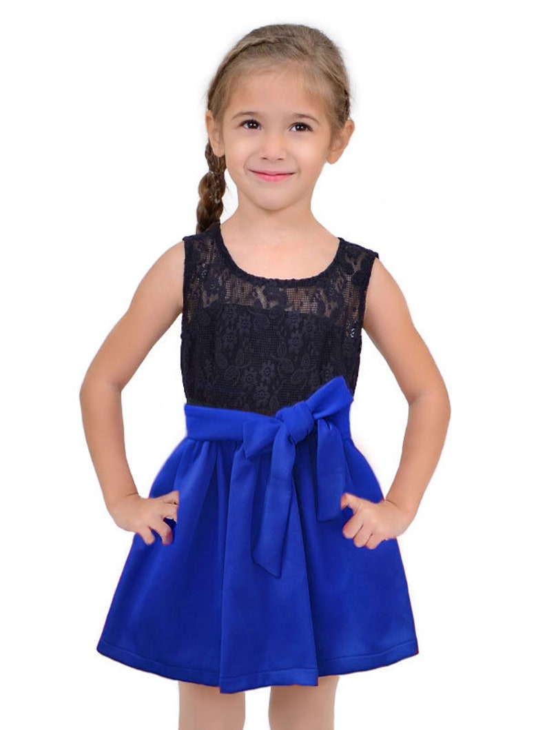 Blue Matching Dress Matching Mother Daughter Outfit Mother Etsy